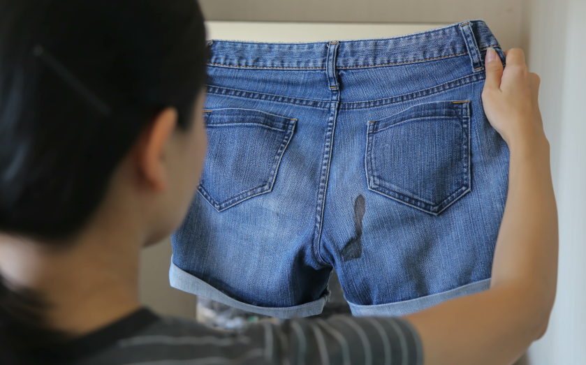 Get blood online out of clothes