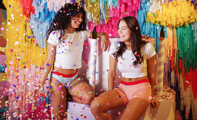 Modibodi_Australia_HipsterBikini_Stripe_HipsterBoyshort_PeachSpots_ModerateHeavy_Absorbency_Period_Underwear