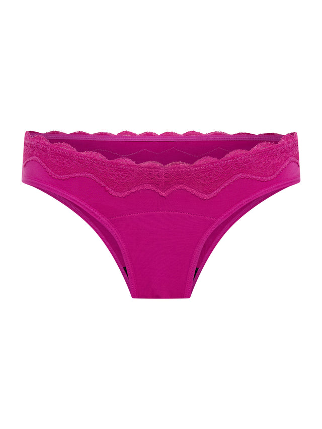 Cassia V Cheeky Brief Light Electric Fuchsia 3 Pack