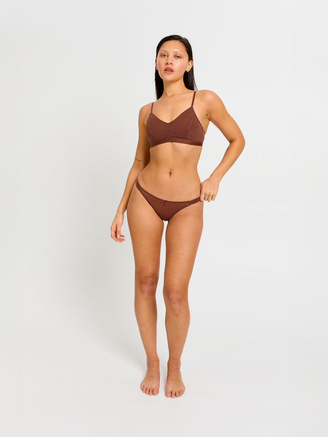 Boudoir Tanga Brief Light Espresso