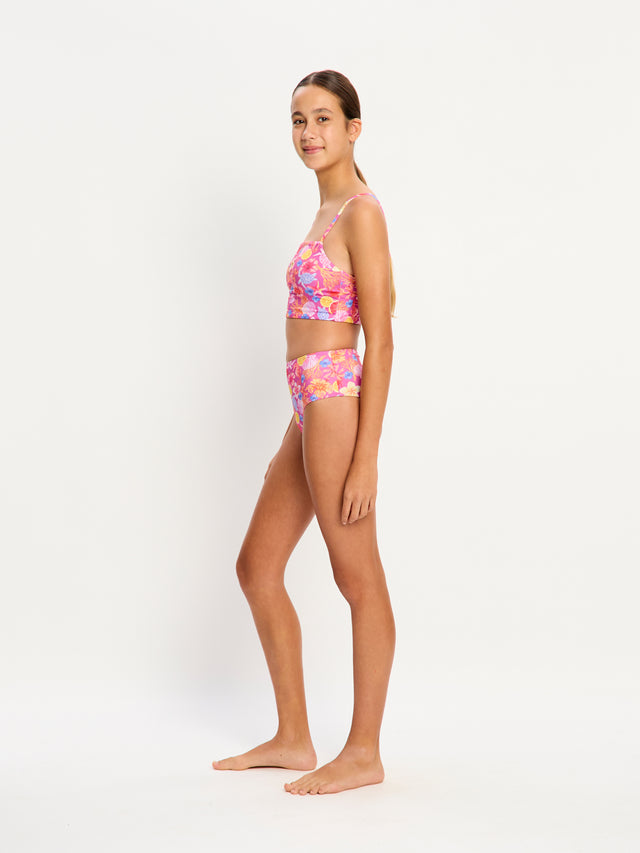 Marine Dream Teen Swimwear Hi Waist Bikini Brief Super Tropicana Crush