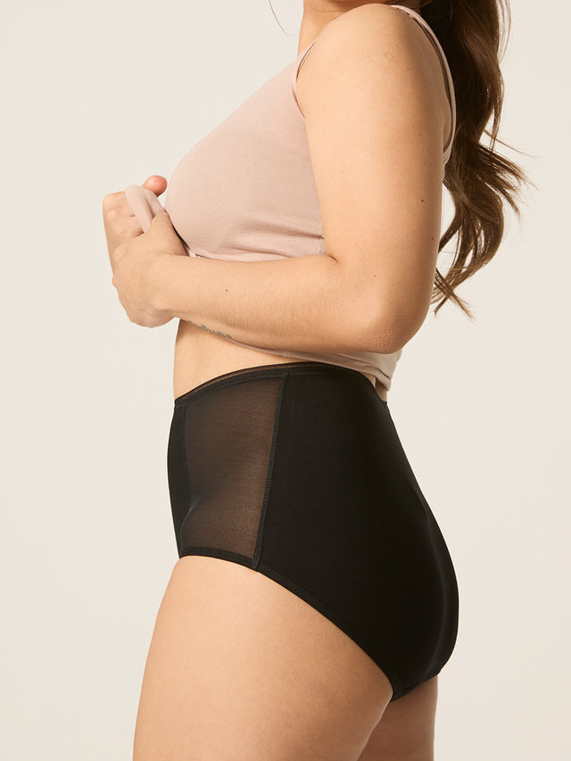 Sensual Full Brief Light Black