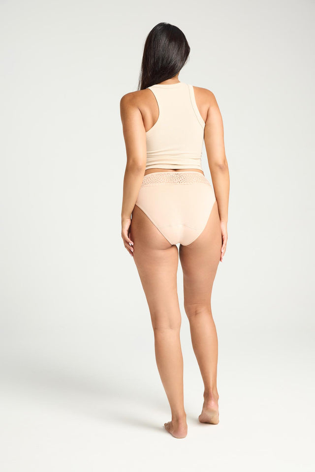 Sensual French Cut Moderate Beige