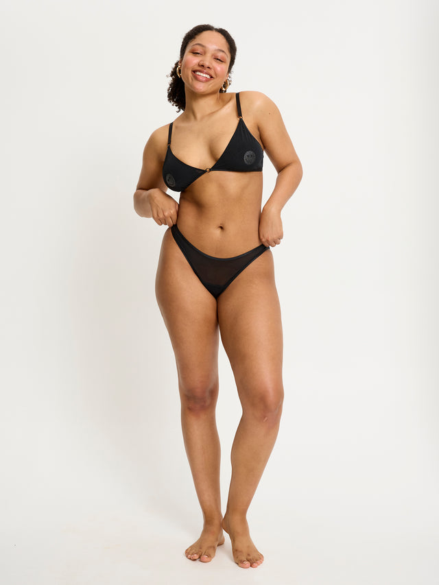 SmileyWorld® | Modibodi Sparkle Bralette & Cheeky Brief Set