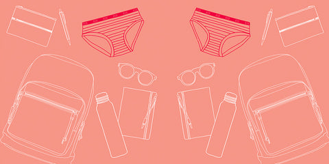 Get prepped for going #BackToSchool with RED by Modibodi period-proof underwear