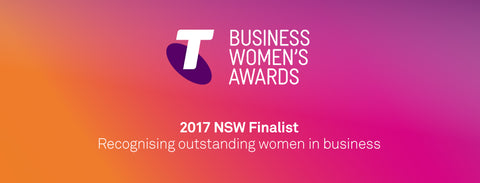Modibodi CEO Kristy Chong,  named 2017 Telstra New South Wales Business Women’s Awards Finalist