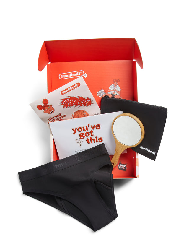 My First Period Kit 1 Pack Moderate Black