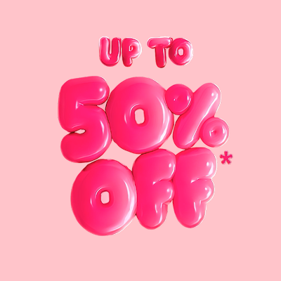 Up to 50% Off Sitewide*