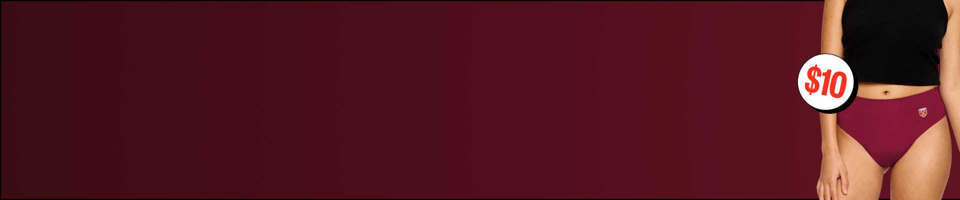 West Ham United Women x Modibodi Period Underwear