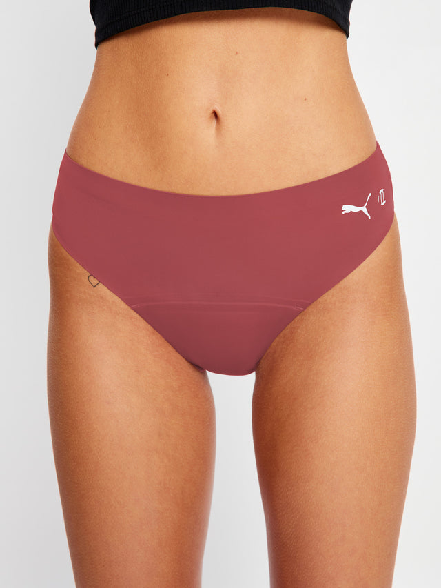 Puma X Modibodi Seamfree Active Bikini Moderate Plum Purple