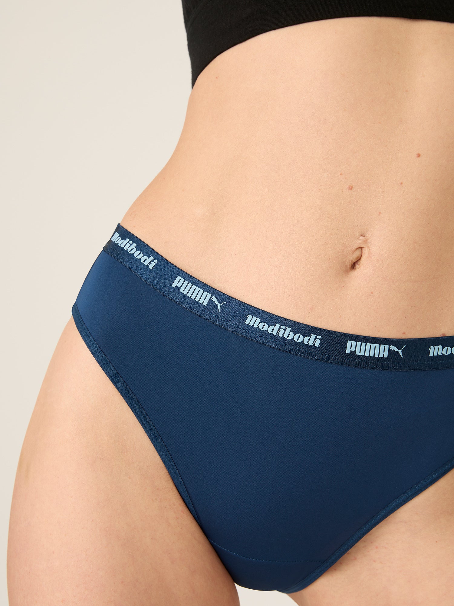 Period Puma X Modibodi Active Cheeky Brief - Light in