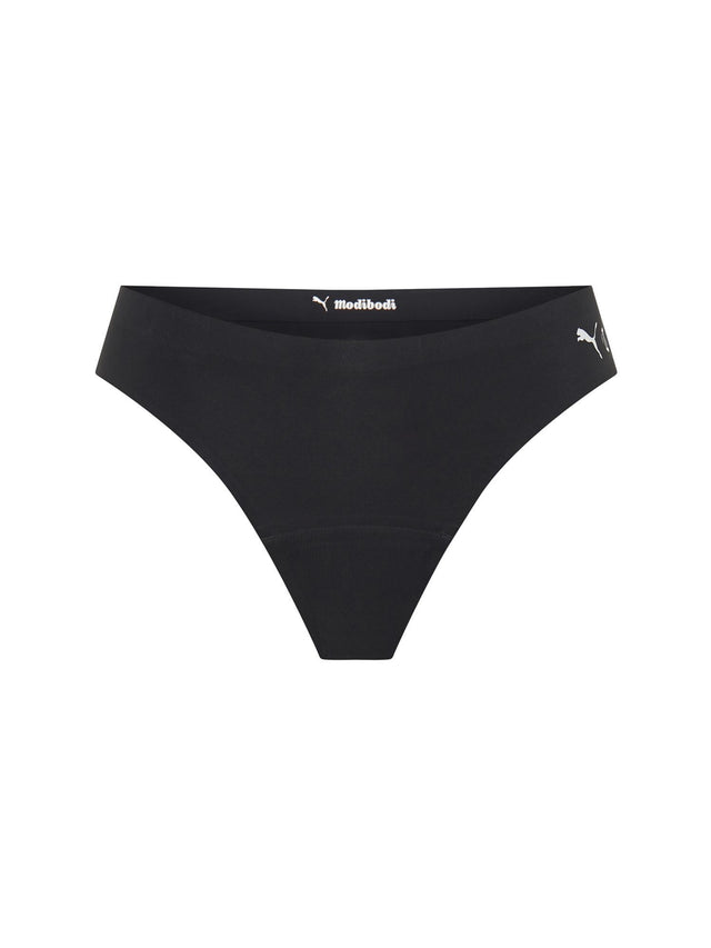 Puma X Modibodi Seamfree Active Thong Light Onyx Grey