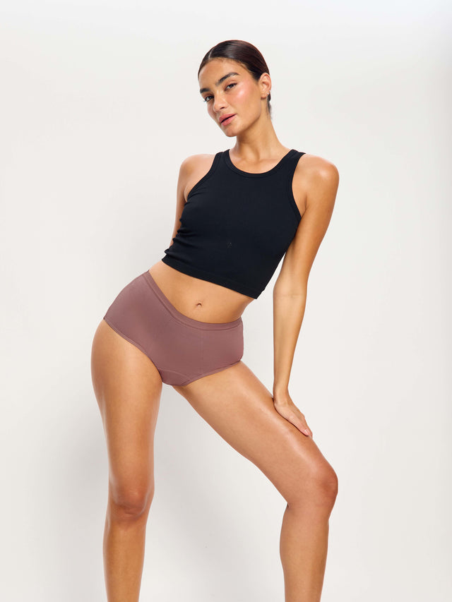 Basic Full Brief 3 Pack Super Subtle Umber/Plain Pink/Composure Blue