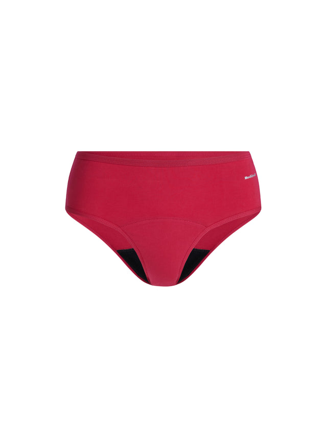 Basic Mid-Rise Brief 3 Pack Moderate Red Ochre/Cerise Pink/Fir Green
