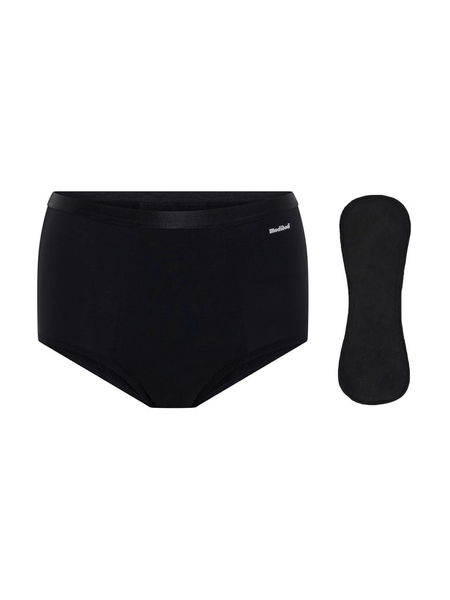 Basic Women's Ultra Leak-Proof Brief Black