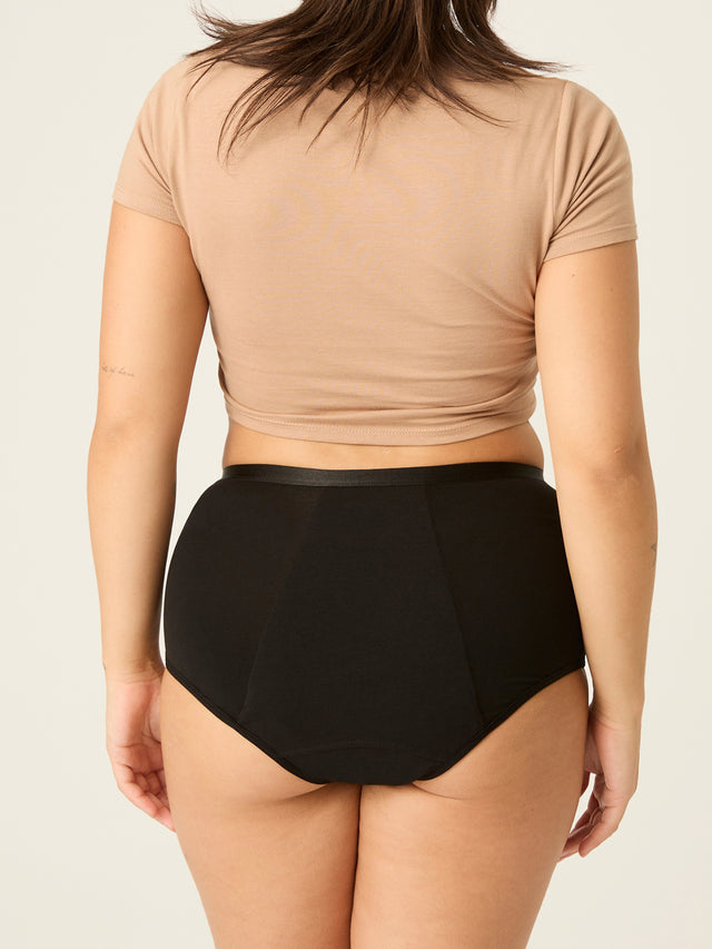 Basic Women's Ultra Leak-Proof Brief Black