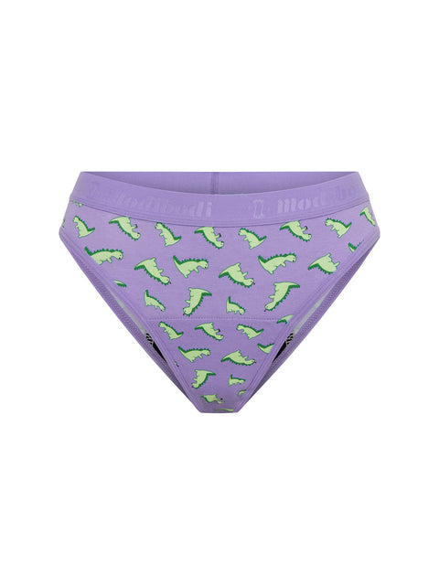 Modibodi Teen Hipster Bikini Moderate-Heavy - Dinomite|ModelName: London Y12-14