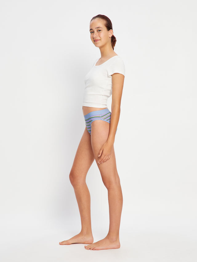 Teen Hipster Bikini Super Grapefruit Stripe