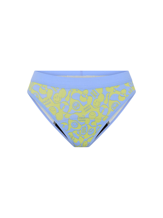 SmileyWorld® | Modibodi Teen Hipster Bikini Moderate Groovy Green