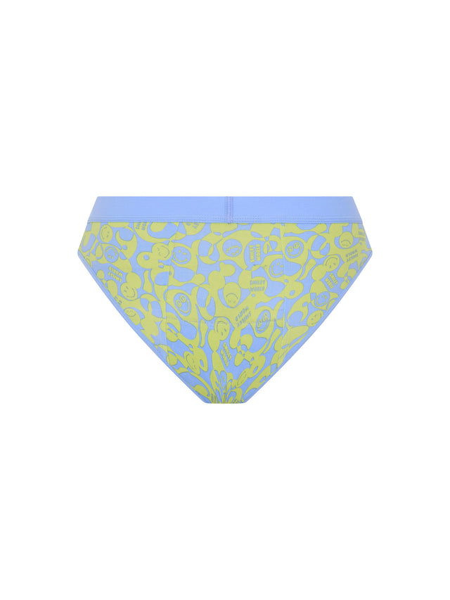 SmileyWorld® | Modibodi Teen Hipster Bikini Moderate Groovy Green