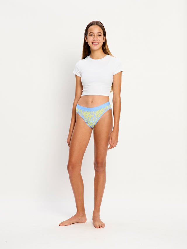 SmileyWorld® | Modibodi Teen Hipster Bikini Moderate Groovy Green