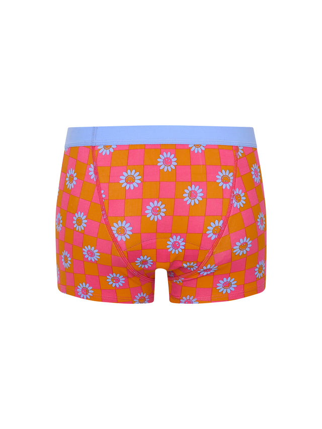 SmileyWorld® | Modibodi Teen Hipster Boyshort Moderate Flower Checkerboard