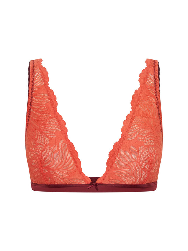 Sylvie Bralette Bordeaux Red