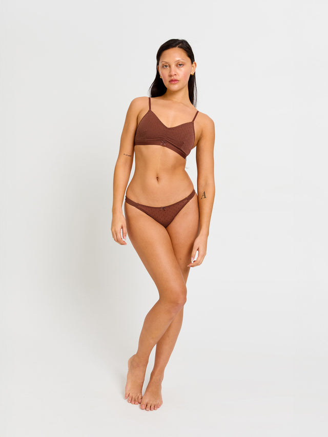 Boudoir Bralette Espresso