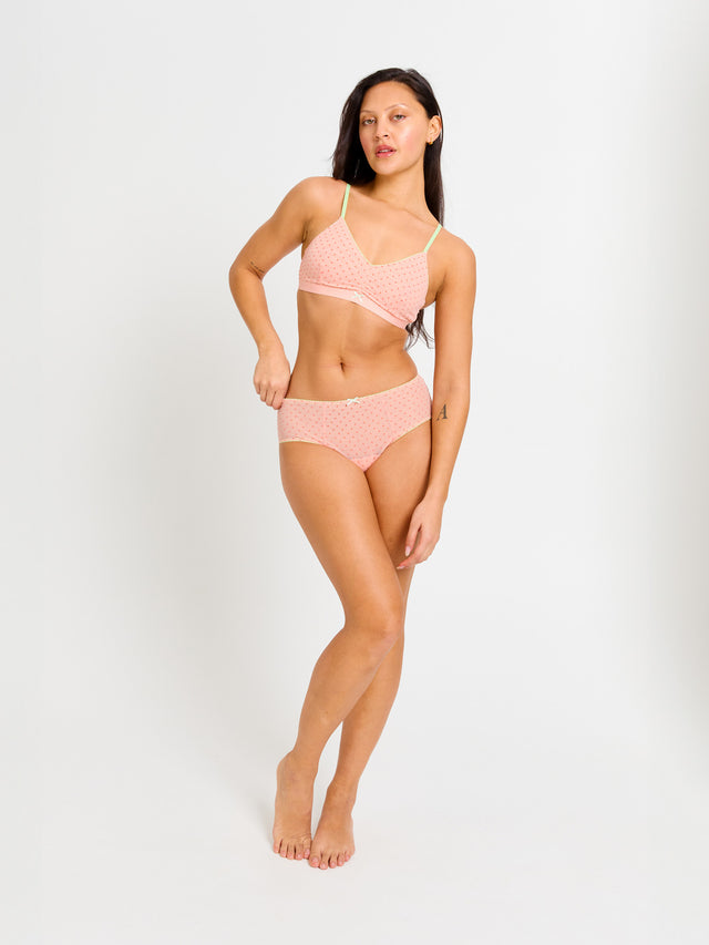 Boudoir Hi Waist Brief Moderate Bud Pink