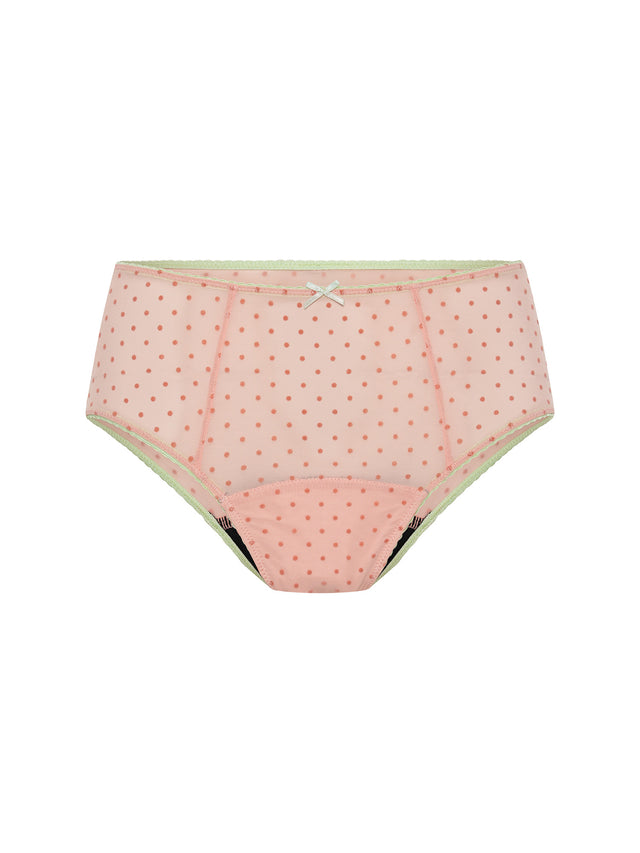 Boudoir Hi Waist Brief Moderate Bud Pink