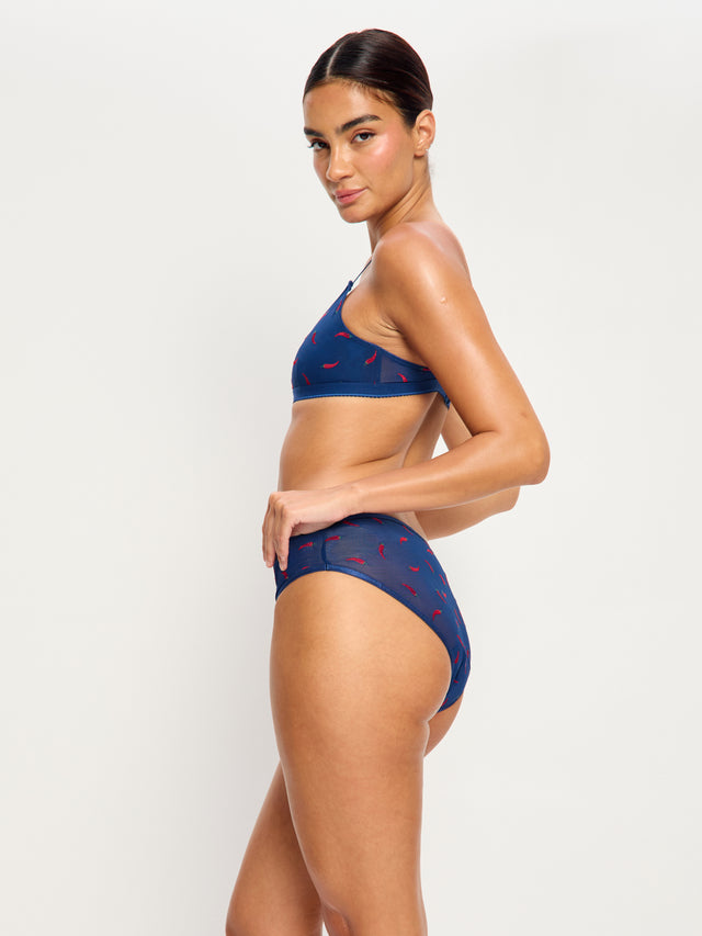 Intimates Spicy Day Bralette & Hi Waist Brief Set