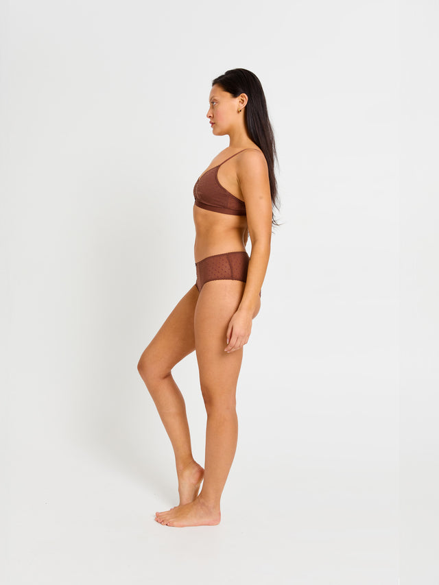 Boudoir Hi Waist Brief Moderate Espresso