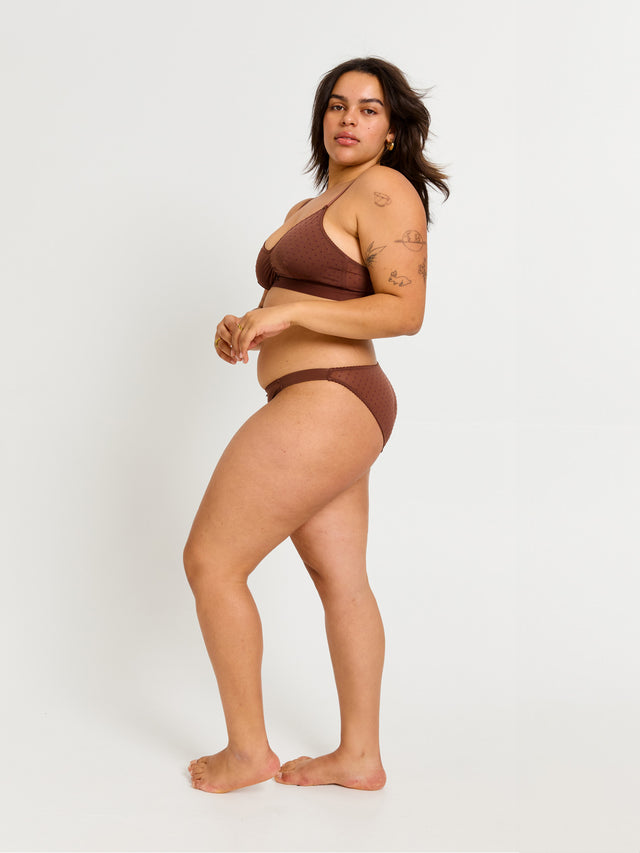 Boudoir Tanga Brief Light Espresso