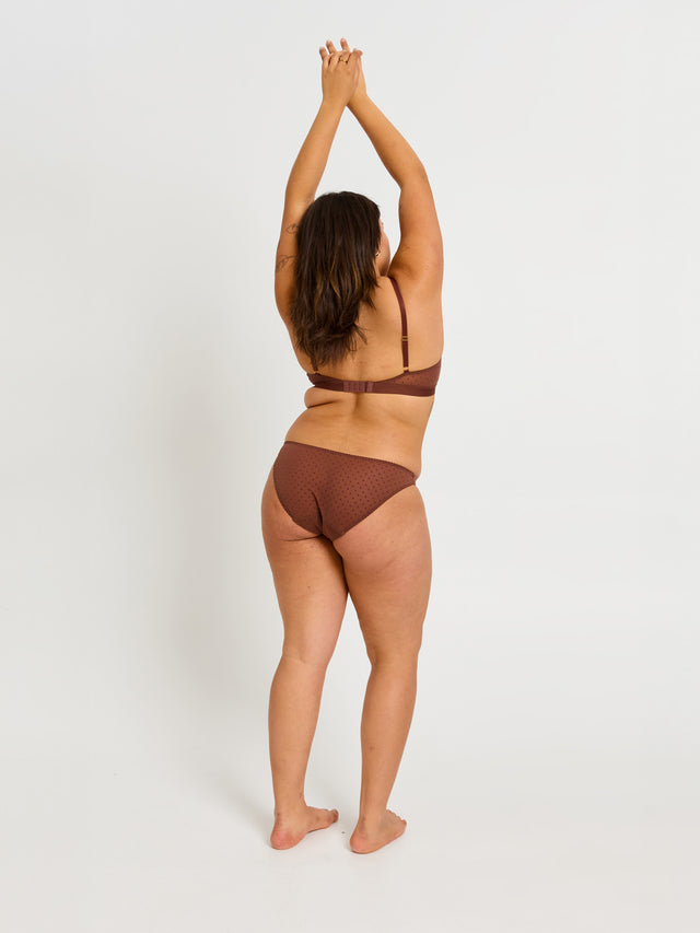 Boudoir Tanga Brief Light Espresso