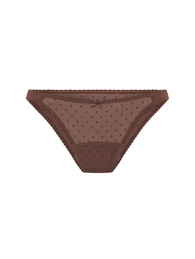 Boudoir Tanga Brief Light Espresso