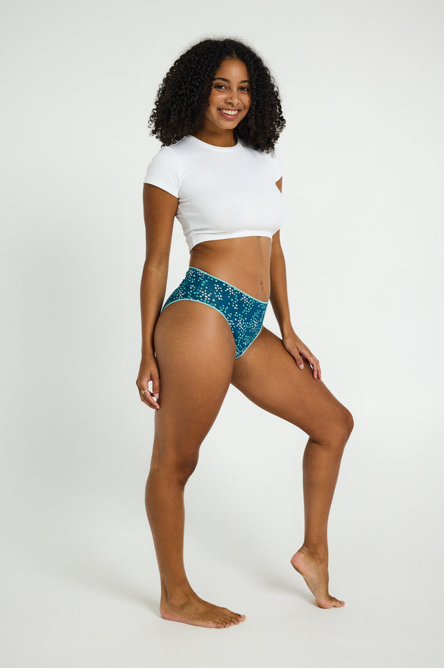Lola Hi Waist Brief Light Tulip Blue
