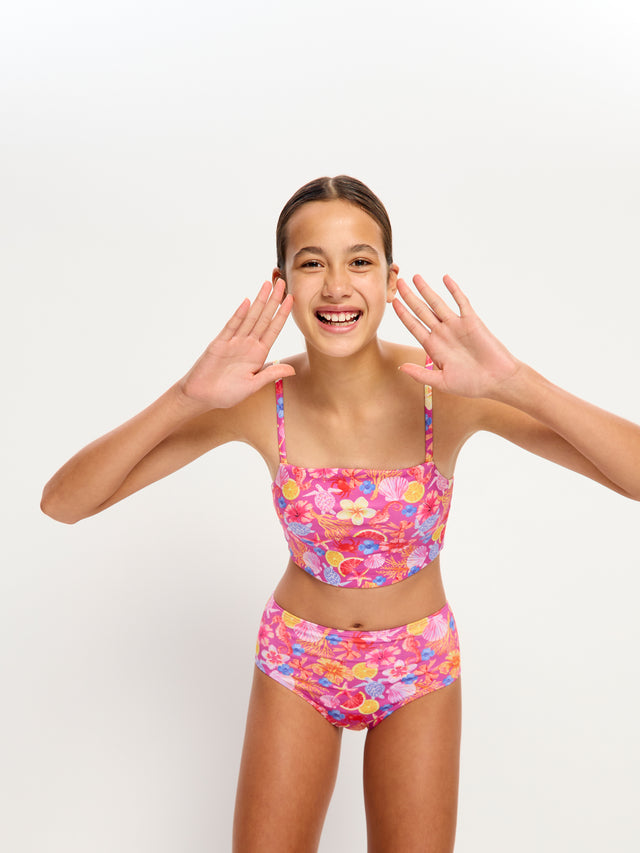 Marine Dream Teen Swimwear Tankini Top Tropicana Crush