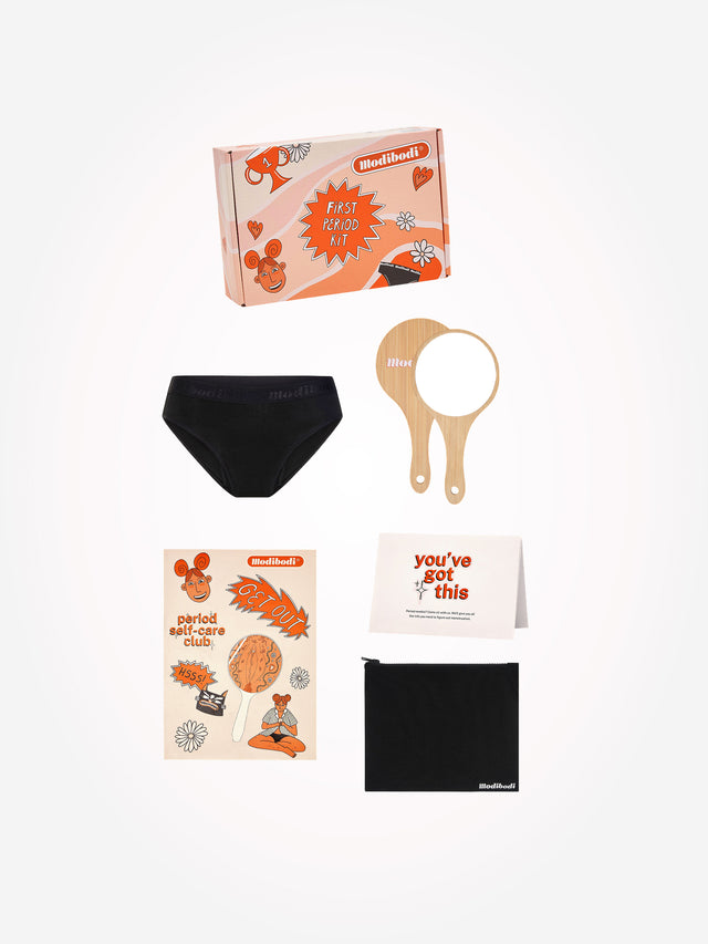 My First Period Kit 2 Pack Moderate Black