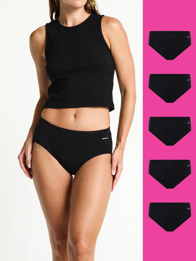 5 for $60 Basic Mid-Rise Brief Pack