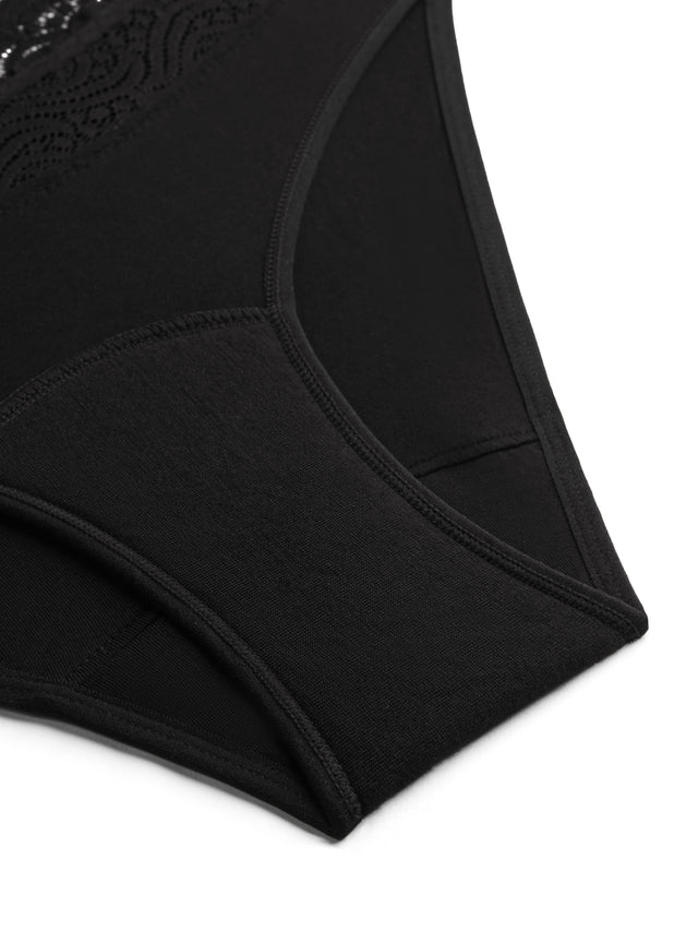 Sensual Hi Waist Bikini Light Black