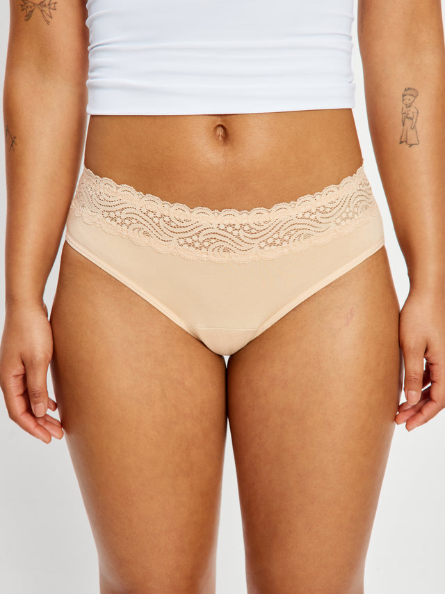 Sensual Hi Waist Bikini Light Cashew