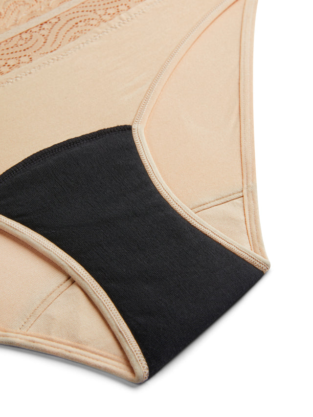 Sensual Hi Waist Bikini Light Cashew