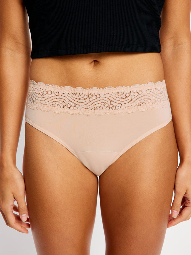 Sensual Hi Waist Bikini 5 Pack Cashew