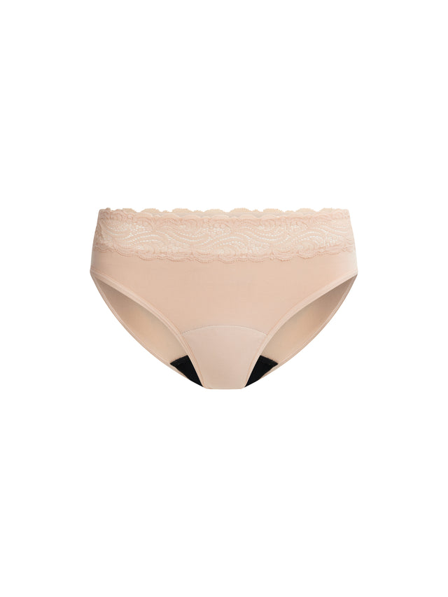 Sensual Hi Waist Bikini Light Cashew
