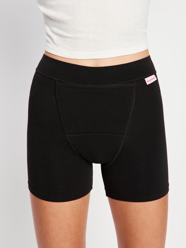 Teen Sleep Short with Pouch Super Black