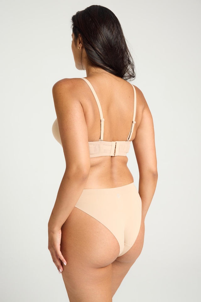 Sweat-Proof Bra Moisture Wicking Cashew