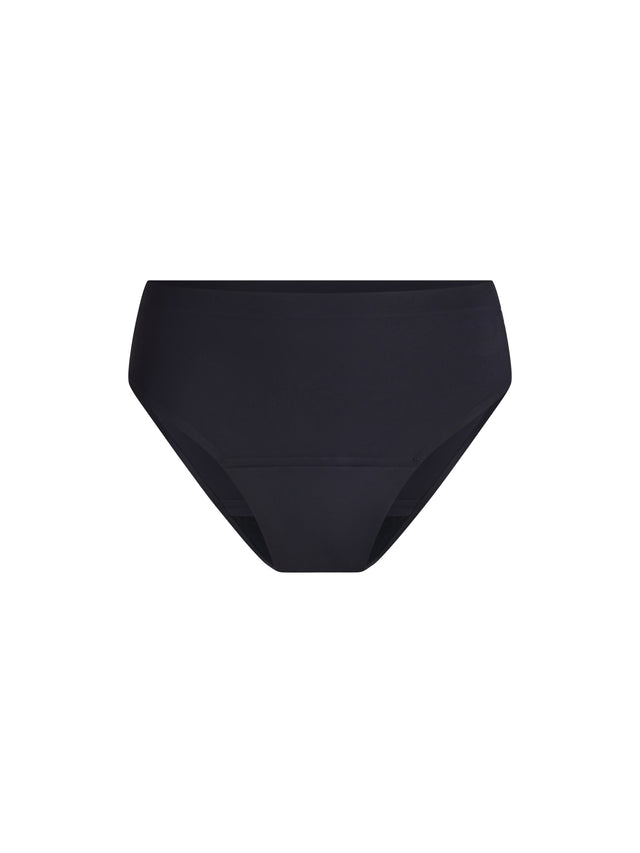Teen Seamfree Hi-Leg Bikini Moderate Black