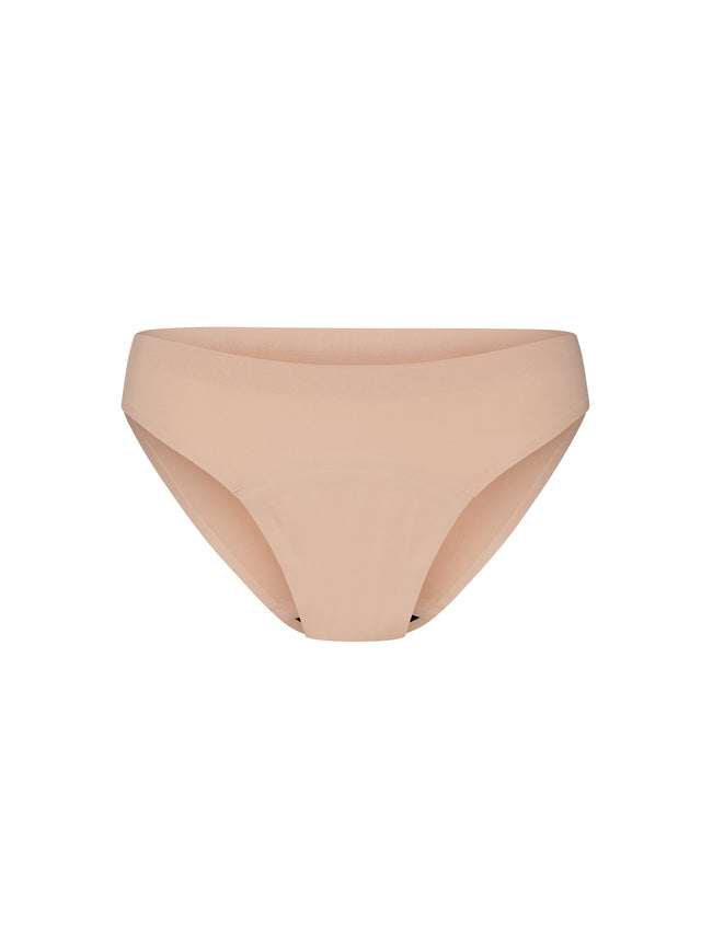 Seamfree Bikini Moderate Cashew