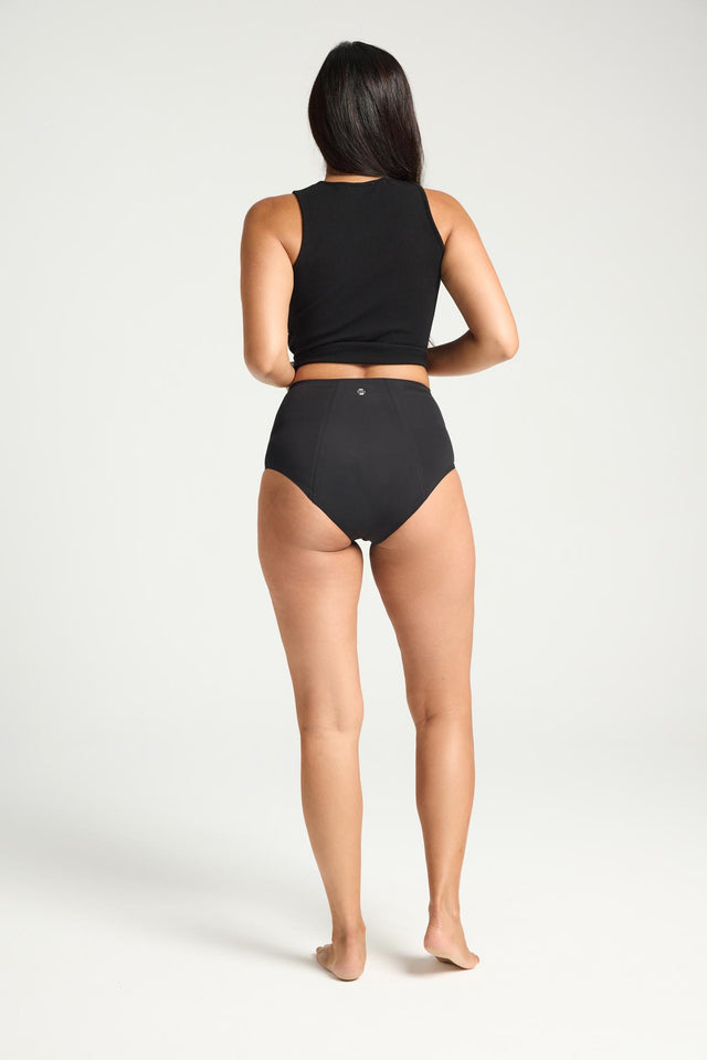 Seamfree Full Brief Maxi Black