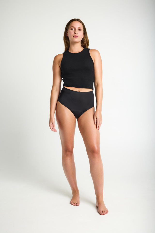Seamfree Full Brief Moderate Black